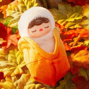 NEW Authentic Pop Mart Pucky Forest Party Plush Pendant - Leaf Baby